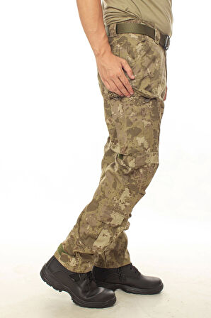 kara kuvvetleri kamuflaj renkli 8 cepli bamsi model kargo cepli airsoft outdoor taktik pantolon