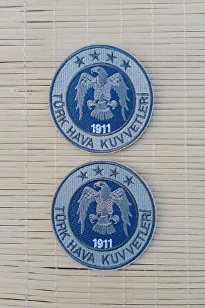 turk hava kuvvetleri 1911 nakis islemeli arma pec patch