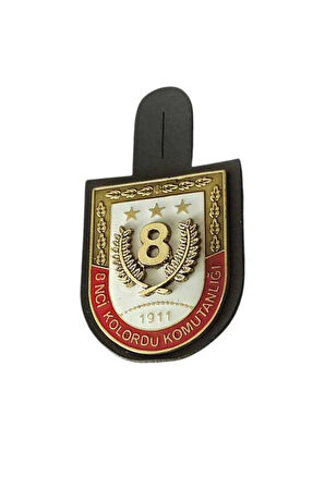 8 nci Kolordu komutanligi 1911 1 nolu harici metal gogus brovesi