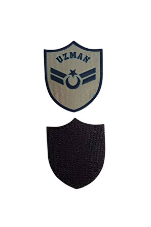 Hava Kuvvetleri Uzman Cavus Gri Zemin Nakisli Mini Tisort Rutbesi