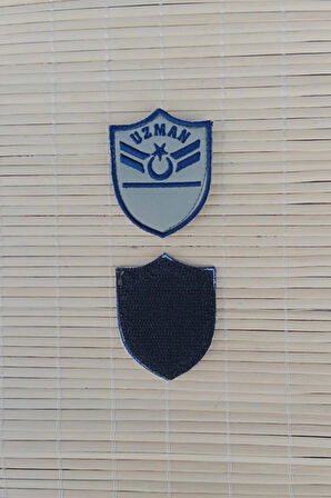 Hava Kuvvetleri Uzman Cavus 1 Kademe Gri Zemin Nakisli Mini Tisort Rutbe