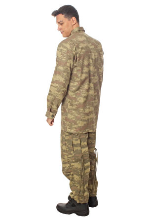 kara kuvvetleri kamuflaj renkli uzun kollu airsoft taktik gomlek 5 cepli airsoft taktik avci pusu pantolon takim