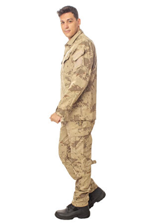 jandarma kamuflaj renkli 4 cepli uzun kollu taktik komando gomlek jandarma dogu col kamuflaj renkli 8 cepli bamsi model kargo cepli airsoft outdoor taktik pantolon