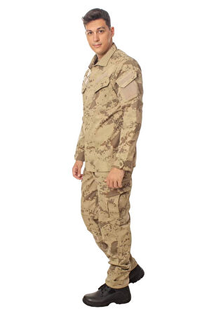 jandarma kamuflaj renkli 4 cepli uzun kollu taktik komando gomlek jandarma komando kamuflaj renkli 6 cepli hun model kargo cepli airsoft outdoor taktik pusu pantolon