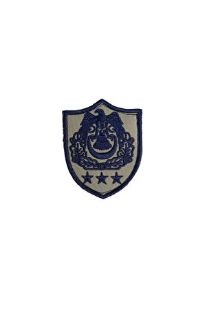 Hava Kuvvetleri Albay Subay Gri Zemin Kartal Nakisli Sirmali Mini Tisort Rutbe