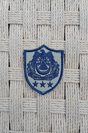 Hava Kuvvetleri Albay Subay Gri Zemin Kartal Nakisli Sirmali Mini Tisort Rutbe