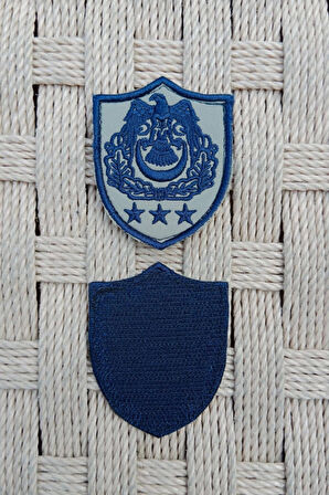 Hava Kuvvetleri Albay Subay Gri Zemin Kartal Nakisli Sirmali Mini Tisort Rutbe