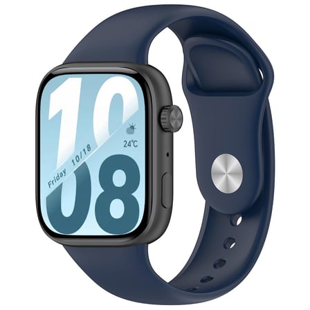 CaseOnn Honor Watch X5i Kordon Esnek Spor Silikon Kayış Lacivert