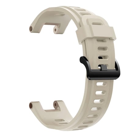 CaseOnn Amazfit T-Rex Pro Kordon Elite Flex Lüks Spor Silikon Kayış Bej