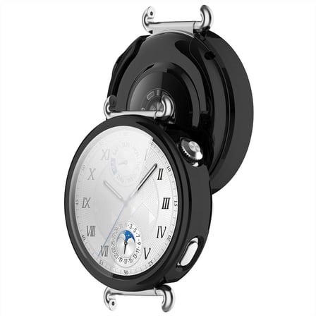 CaseOnn Huawei Watch GT 7 41mm Kılıf Ekran Korumalı 360 Tam Koruma Siyah