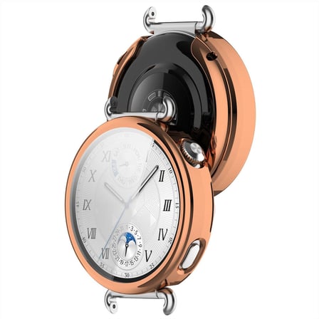 CaseOnn Huawei Watch GT 7 41mm Kılıf Ekran Korumalı 360 Tam Koruma Rose Gold