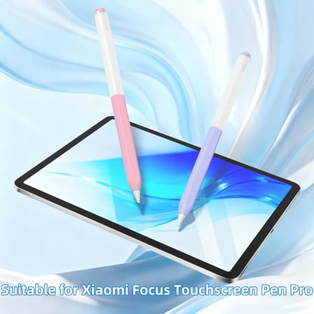 CaseOnn Xiaomi Focus Pen Pro Kılıf Jelly Tarzı Yarı Saydam Silikon Mavi (Ürün Kalem DEĞİLDİR)
