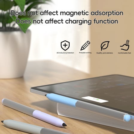 CaseOnn Xiaomi Focus Pen Kılıf Jelly Tarzı Yarı Saydam Silikon Lila (Ürün Kalem DEĞİLDİR)