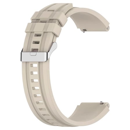 CaseOnn Huawei Watch Ultimate 2 Kordon Elite Flex Lüks Spor Silikon Kayış Bej