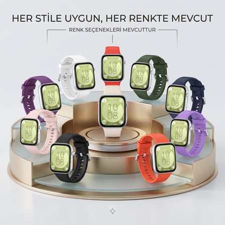 CaseOnn Huawei Watch Fit 4 Pro Kordon Esnek Spor Silikon Kayış Siyah