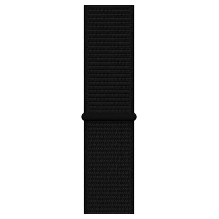 CaseOnn Apple Watch Series 6 44mm Kordon Hasır Kumaş Nylon Kayış Siyah