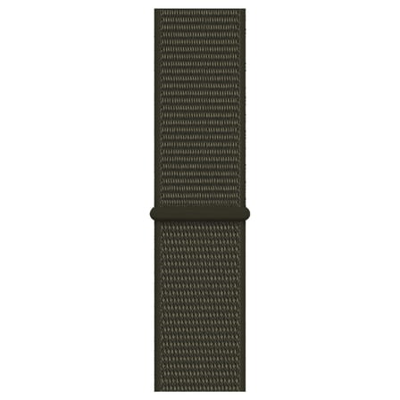 CaseOnn Apple Watch Series 8 41mm Kordon Hasır Kumaş Nylon Kayış Haki