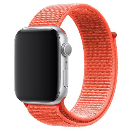 CaseOnn Apple Watch Ultra Kordon Hasır Kumaş Nylon Kayış Turuncu
