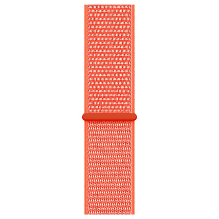 CaseOnn Apple Watch Ultra Kordon Hasır Kumaş Nylon Kayış Turuncu