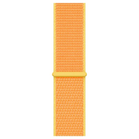 CaseOnn Apple Watch Series 11 42mm Kordon Hasır Kumaş Nylon Kayış Sarı