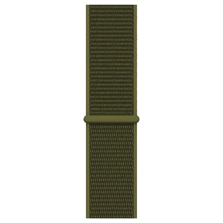 CaseOnn Apple Watch Ultra 3 49mm Kordon Hasır Kumaş Nylon Kayış Koyu Yeşil
