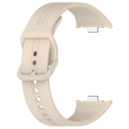 CaseOnn Xiaomi Redmi Watch 6 Active Kordon Esnek Spor Silikon Kayış Krem