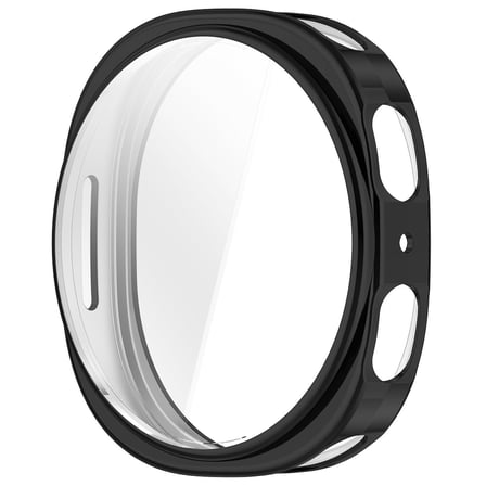CaseOnn Samsung Galaxy Watch 8 44mm Kılıf Ekran Korumalı 360 Tam Koruma Siyah