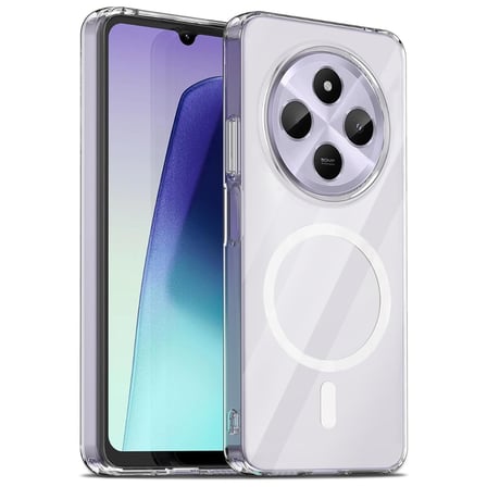 CaseOnn Xiaomi Redmi 17C Kılıf MagSafe Özellikli Sararmaz Kristal Sert Kapak Şeffaf