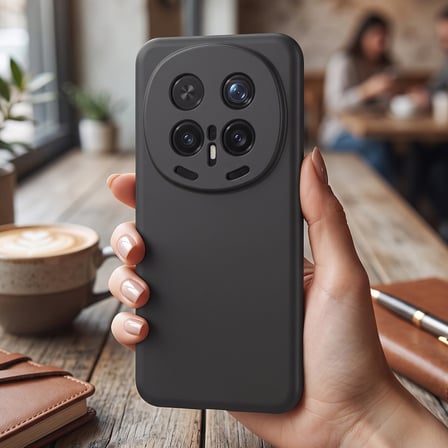 CaseOnn Honor Magic 8 Pro Kılıf Kamera Korumalı Mikrofiber Astarlı Lansman Siyah