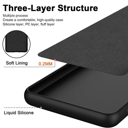 CaseOnn Honor Magic 8 Pro Kılıf Kamera Korumalı Mikrofiber Astarlı Lansman Siyah