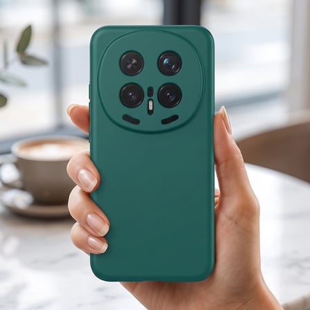 CaseOnn Honor Magic 8 Pro Kılıf Kamera Korumalı Mikrofiber Astarlı Lansman Koyu Yeşil