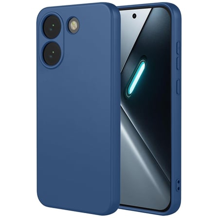 CaseOnn Xiaomi Poco X8 Pro Kılıf Kamera Korumalı Mikrofiber Astarlı Lansman Lacivert