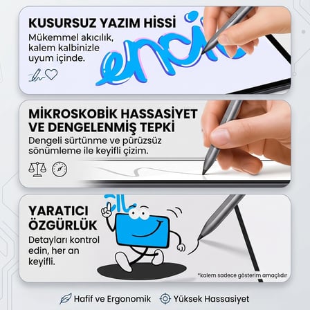 CaseOnn Honor Pad 10 Choice Tnhchop Pencil için Saklama Kutulu Yedek Kalem Ucu 4 Adet