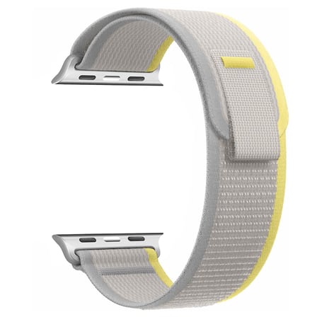 CaseOnn Apple Watch Series 11 46mm Kordon Arazi Tipi Patika Kumaş Kayış Bej