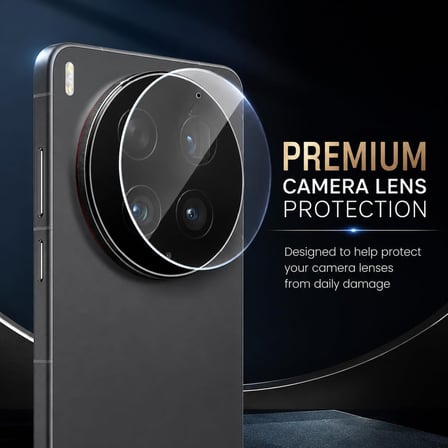 CaseOnn Vivo X300 Pro 9H Üstün Koruma Kamera Lens Koruyucu Şeffaf