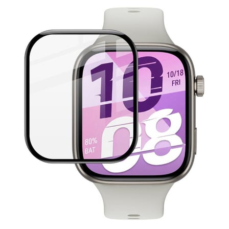 CaseOnn Honor Watch X5i PPMA Polymer Nano Tam Kaplayan Ekran Koruyucu Siyah