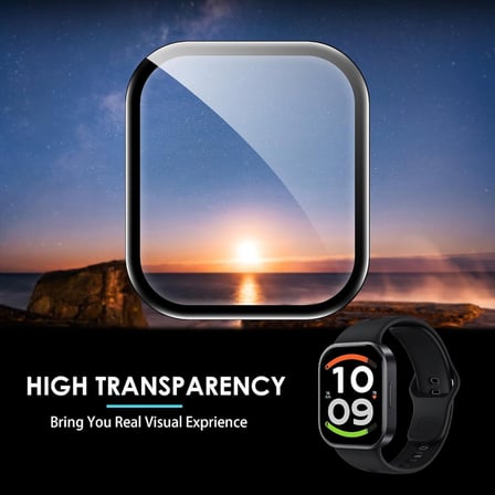 CaseOnn Honor Watch X5i PPMA Polymer Nano Tam Kaplayan Ekran Koruyucu Siyah