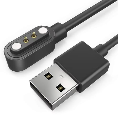 CaseOnn CMF Watch 3 Pro Manyetik USB Hızlı Şarj Kablosu Siyah