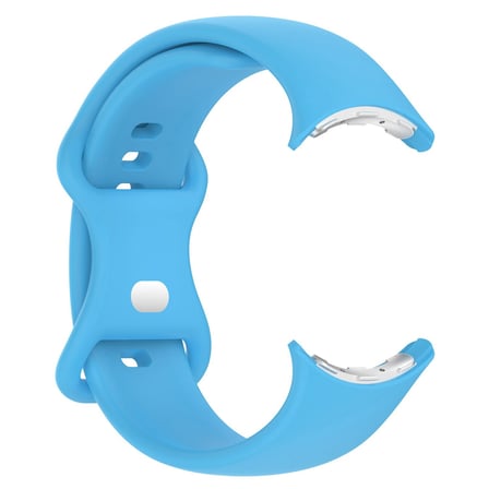 CaseOnn Google Pixel Watch 4 45mm Kordon Esnek Spor Silikon Kayış Mavi