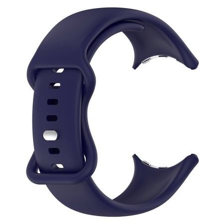 CaseOnn Google Pixel Watch 5 41mm Kordon Esnek Spor Silikon Kayış Lacivert