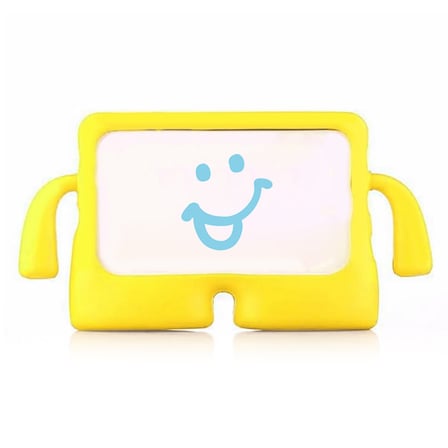 CaseOnn Samsung Galaxy Tab A T290 / T295 / T380 Kılıf Tutma Kollu Silikon Sarı
