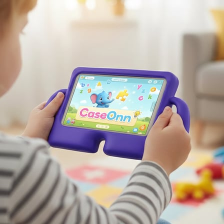CaseOnn Honor Pad X8A Kılıf Tutma Kollu Silikon Mor