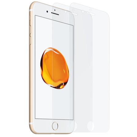 CaseOnn Apple iPhone 8 Plus Esnek Ultra İnce Nano Cam Ekran Koruyucu Şeffaf (2 Adet)