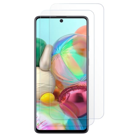 CaseOnn Samsung Galaxy A71 Esnek Ultra İnce Nano Cam Ekran Koruyucu Şeffaf (2 Adet)