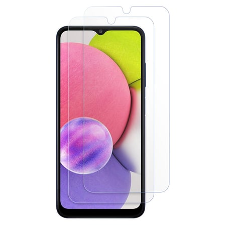 CaseOnn Samsung Galaxy A03 Esnek Ultra İnce Nano Cam Ekran Koruyucu Şeffaf (2 Adet)