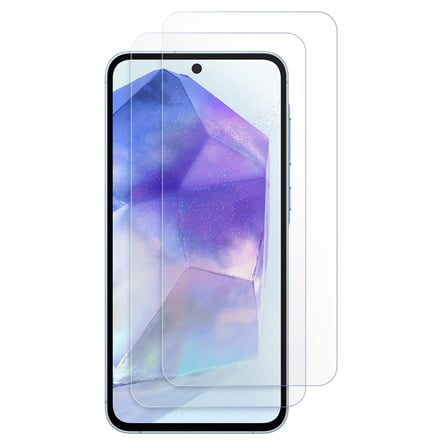 CaseOnn Samsung Galaxy A55 Esnek Ultra İnce Nano Cam Ekran Koruyucu Şeffaf (2 Adet)