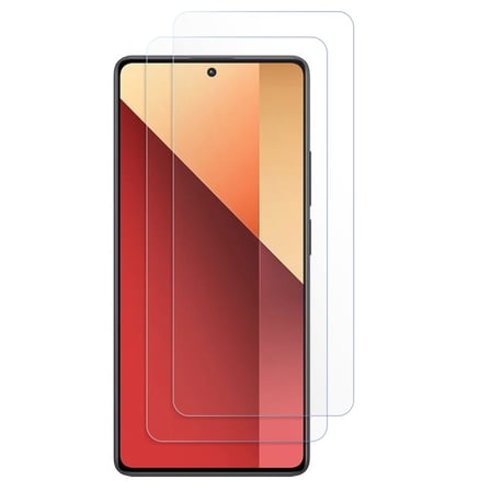 CaseOnn Xiaomi Redmi Note 13 Esnek Ultra İnce Nano Cam Ekran Koruyucu Şeffaf (2 Adet)