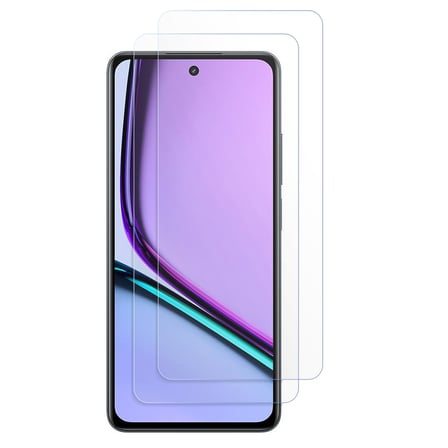 CaseOnn Realme 12 Lite Esnek Ultra İnce Nano Cam Ekran Koruyucu Şeffaf (2 Adet)