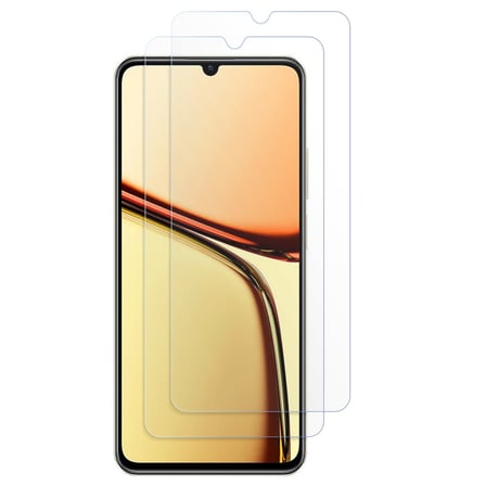 CaseOnn Realme C61 Esnek Ultra İnce Nano Cam Ekran Koruyucu Şeffaf (2 Adet)