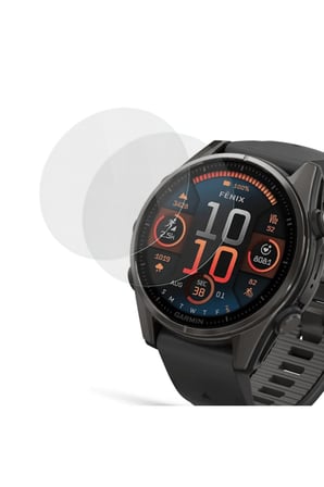 Garmin fenix 9 – 43mm 9H Temperli Cam Ekran Koruyucu 2 Adet